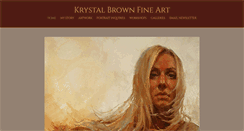 Desktop Screenshot of krystalbrownfineart.com